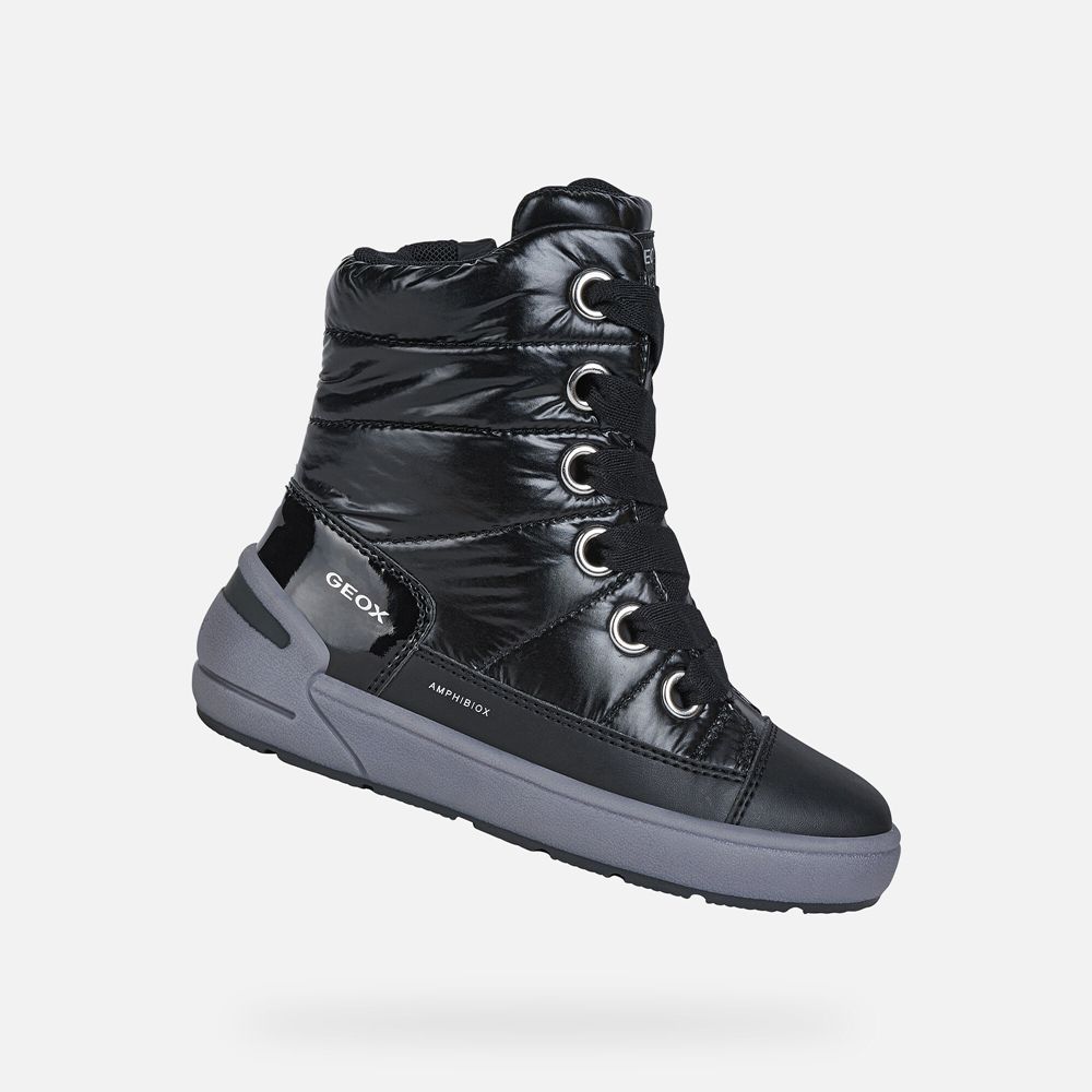 Geox Kiz Çocuk Ankle Bot Siyah - Sleigh Abx - LOT-530972